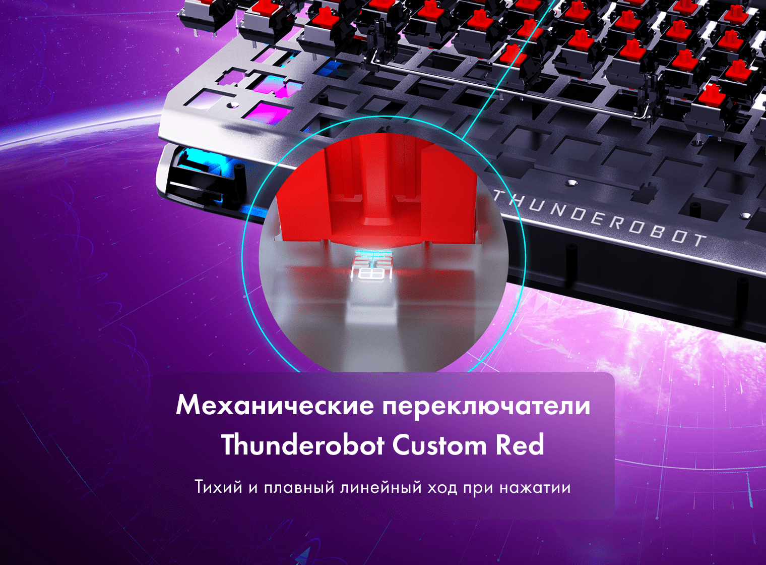 Игровая беспроводная клавиатура Thunderobot KL5087R фото #7