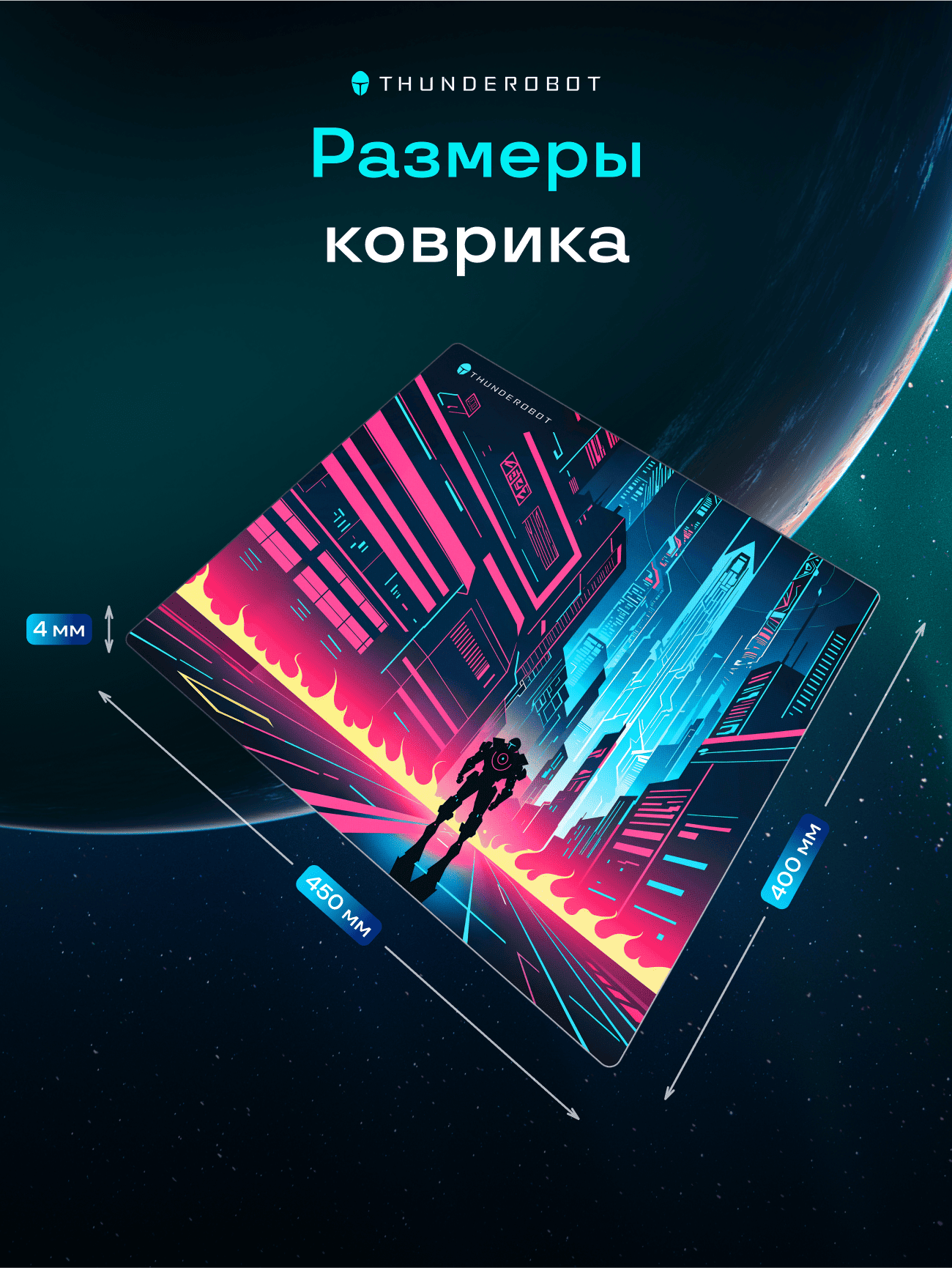 Коврик для мышки Thunderobot MC4 Cyber City фото #2