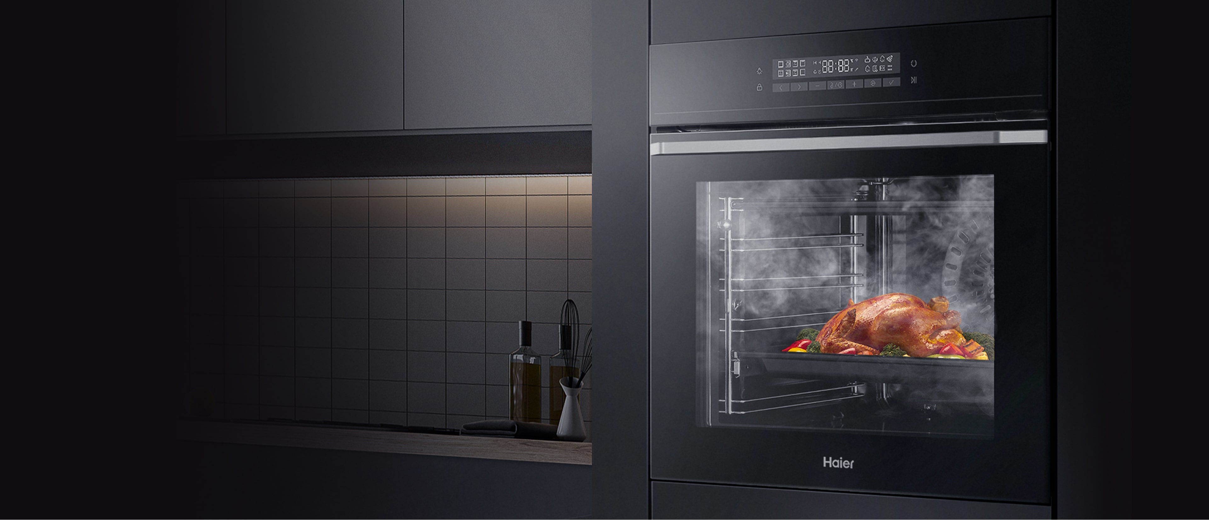Купить духовой шкаф Haier HOQ-P16AN5SX в Алматы, Казахстане – цена, отзывы