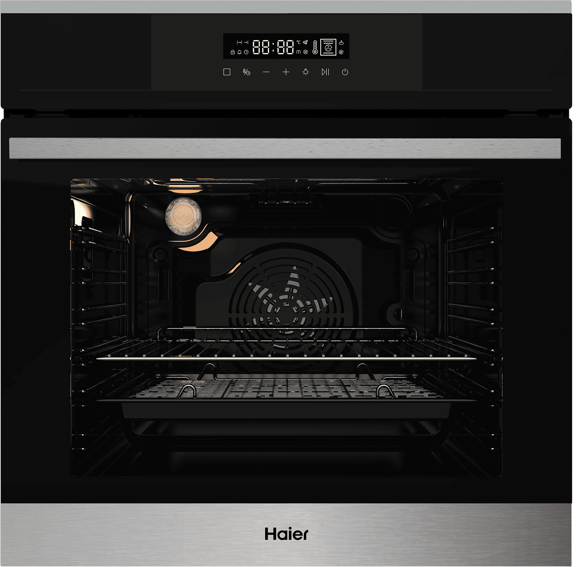 Комплект Haier духовой шкаф HOX-FP3ABX + стеклокерамическая варочная панель HHY-C64ROVB фото #3