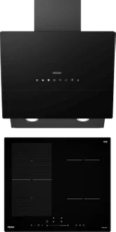 Bluetooth-комплект Haier варочная поверхность HHY-Y64WFLBH + вытяжка HVY-W672GBH