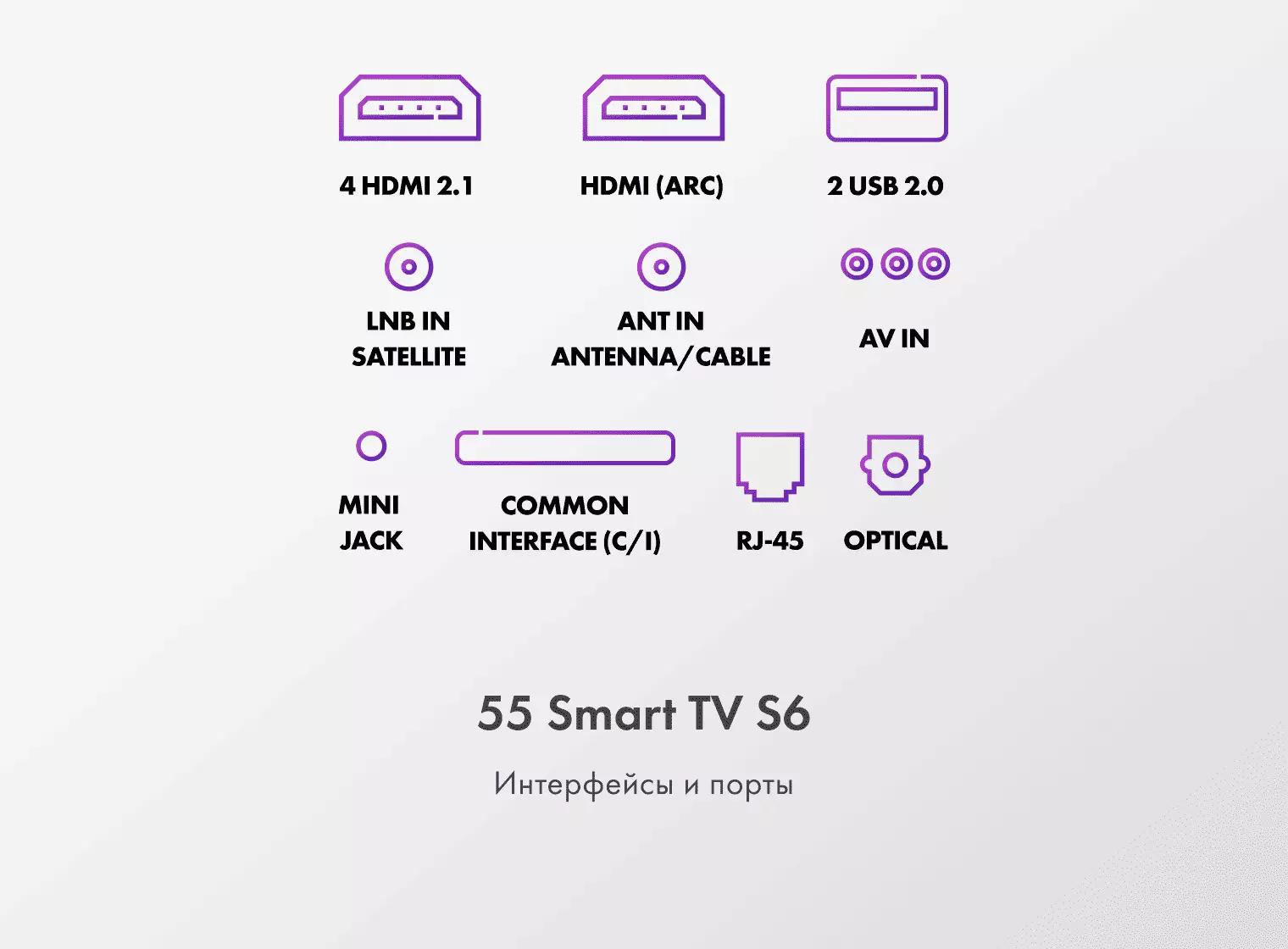 Телевизор Haier 55 Smart TV S6 фото #11