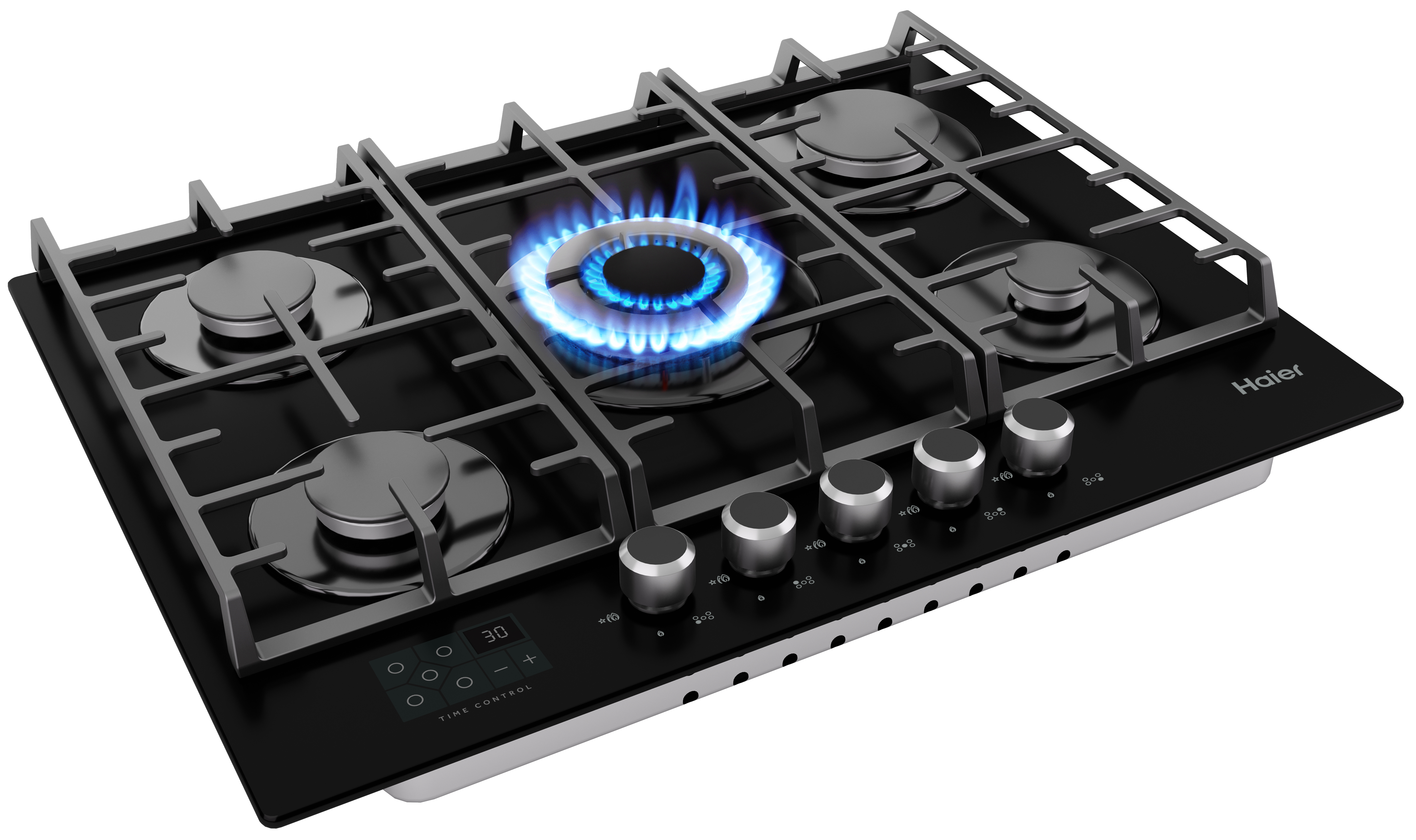 Газовая варочная панель Haier HHX-G75CWSB фото #5