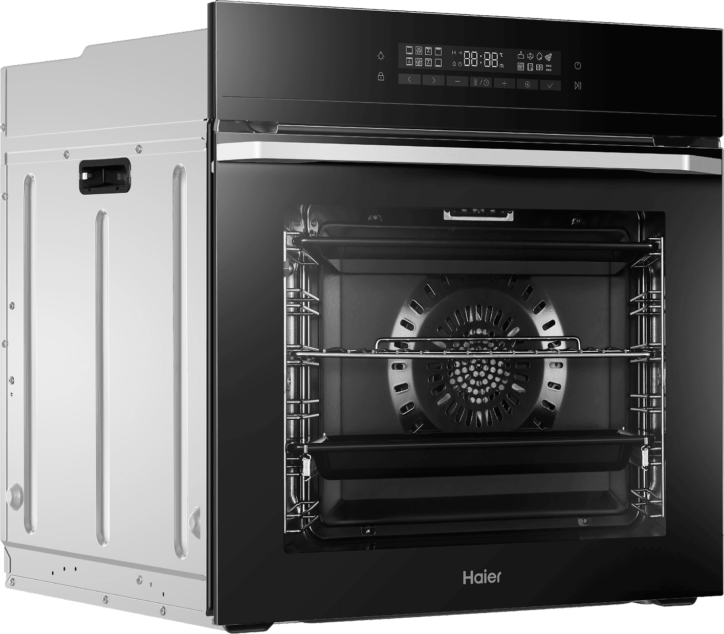 Комплект Haier духовой шкаф HOQ-F5AAGB + стеклокерамическая варочная панель HHY-C64NVTB фото #6