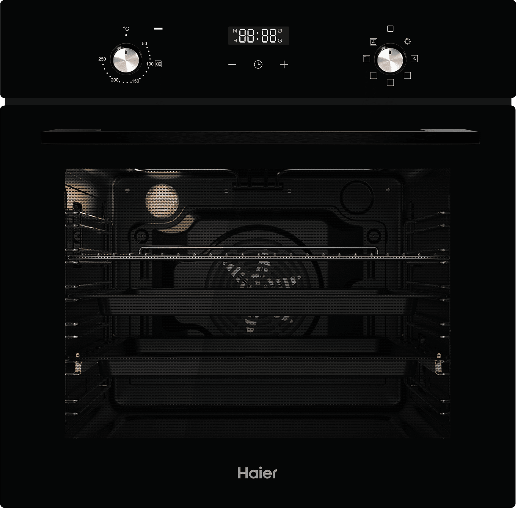 Комплект Haier духовой шкаф HOX-P06HGB + стеклокерамическая варочная панель HHY-C64NVTB фото #2