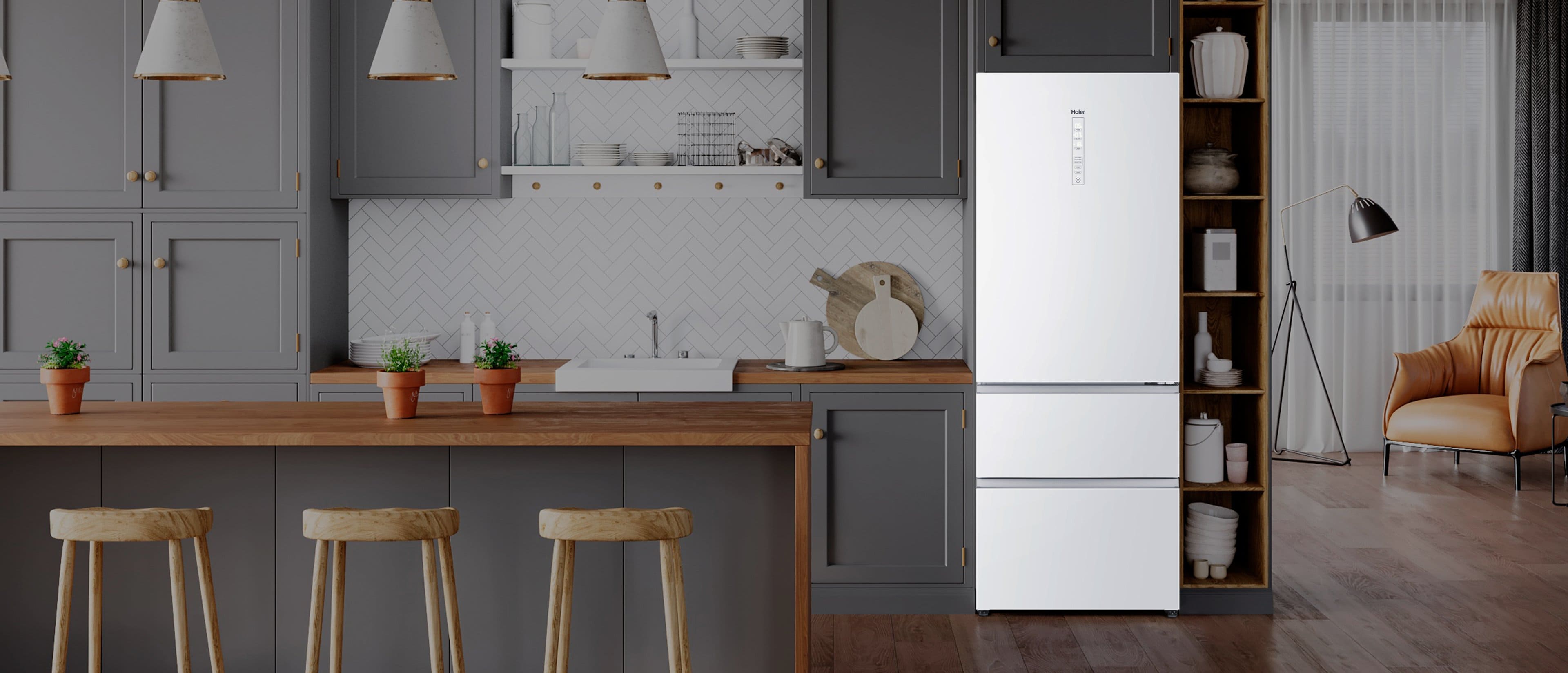 Купить холодильник Haier A3FE742CGWJRU в Алматы, Казахстане – цена, отзывы