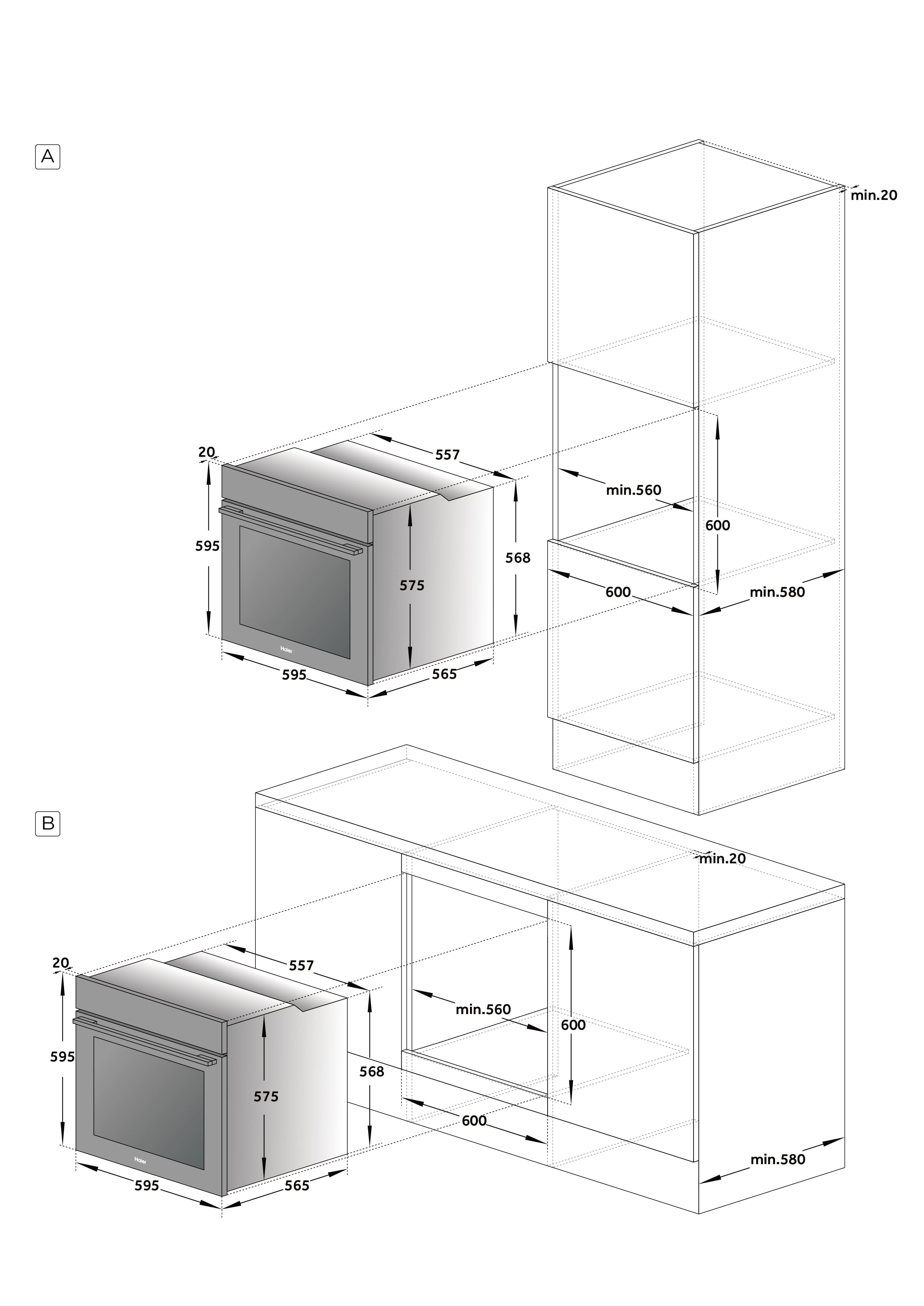 Духовой шкаф Haier HOQ-M5AAN3GB фото #13