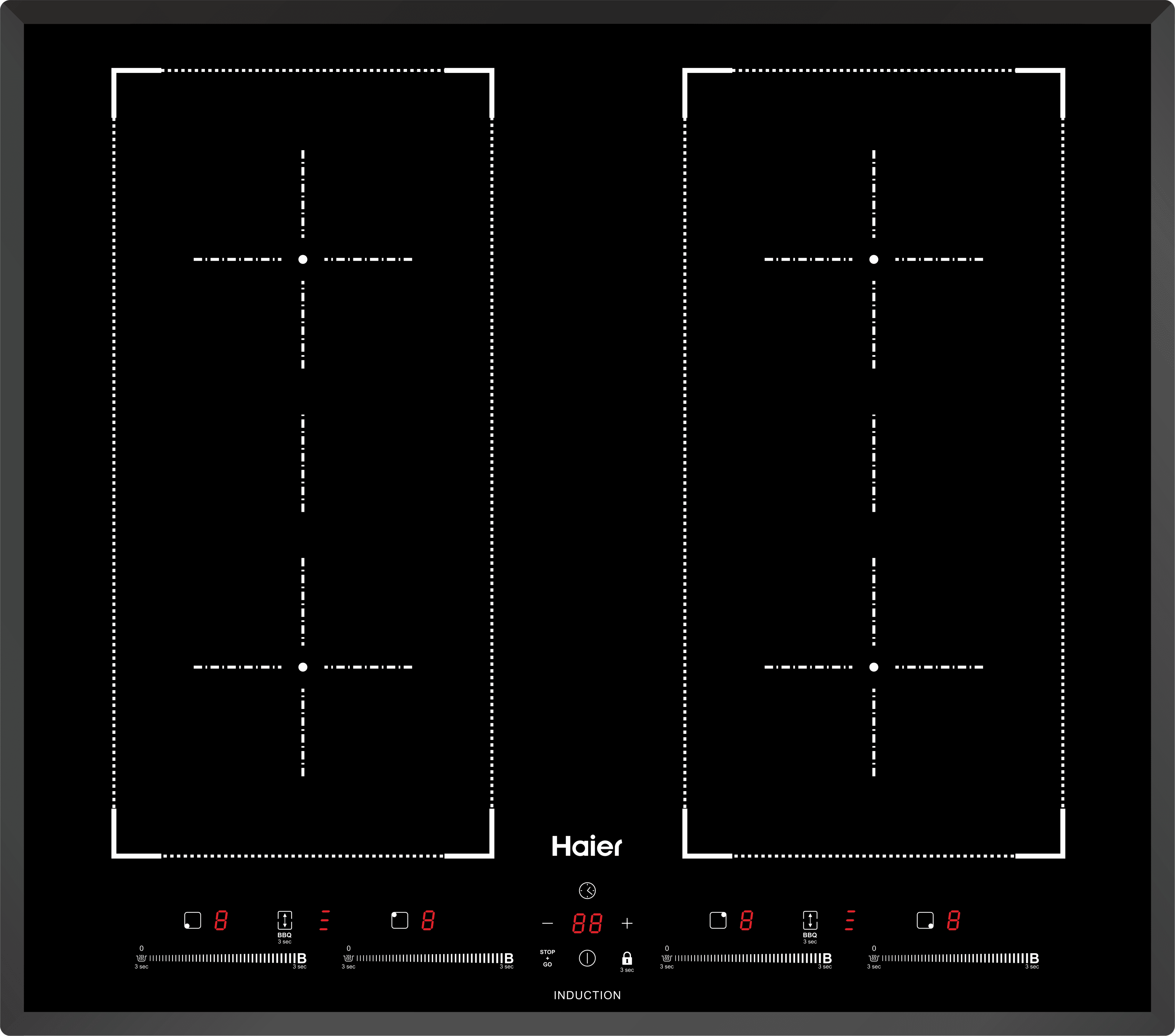 Индукционная варочная поверхность Haier HHY-Y64FFVB фото #1