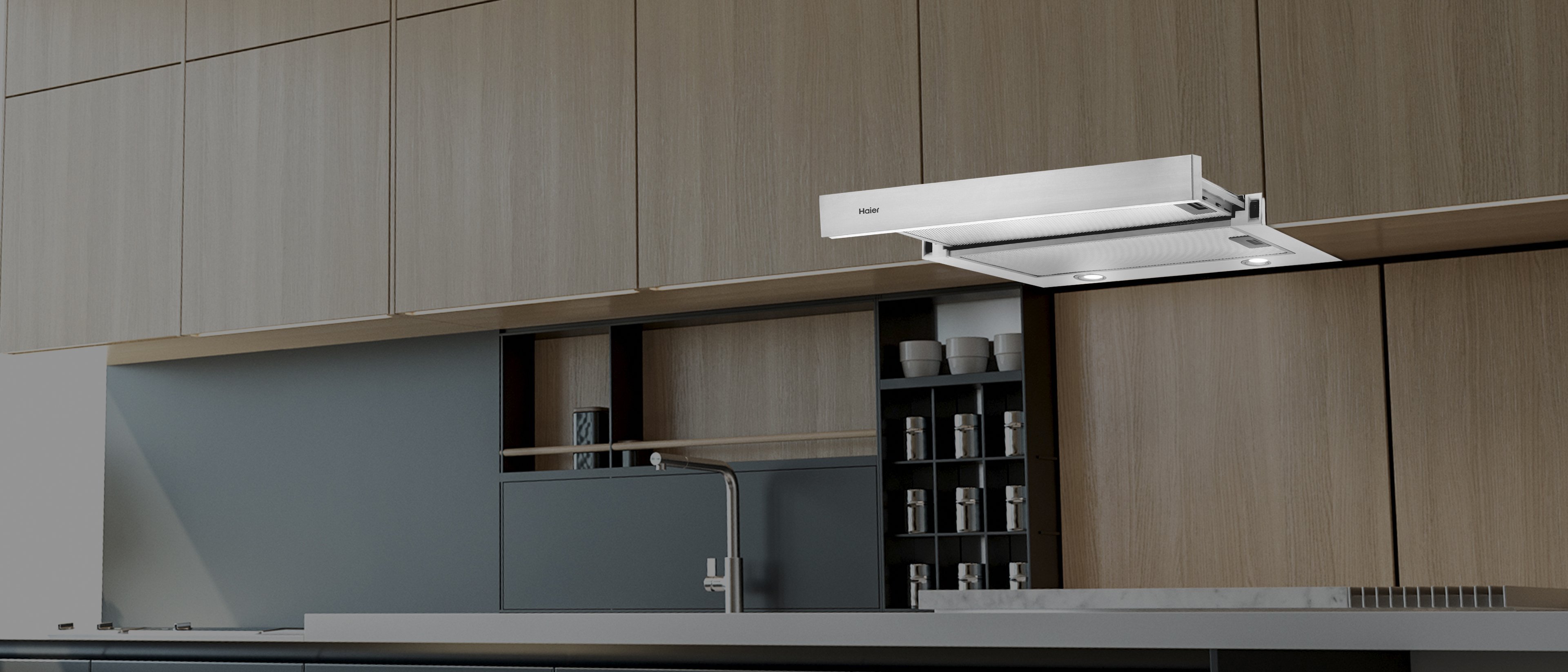 Купить вытяжка Haier HVX-T671W в Алматы, Казахстане – цена, отзывы