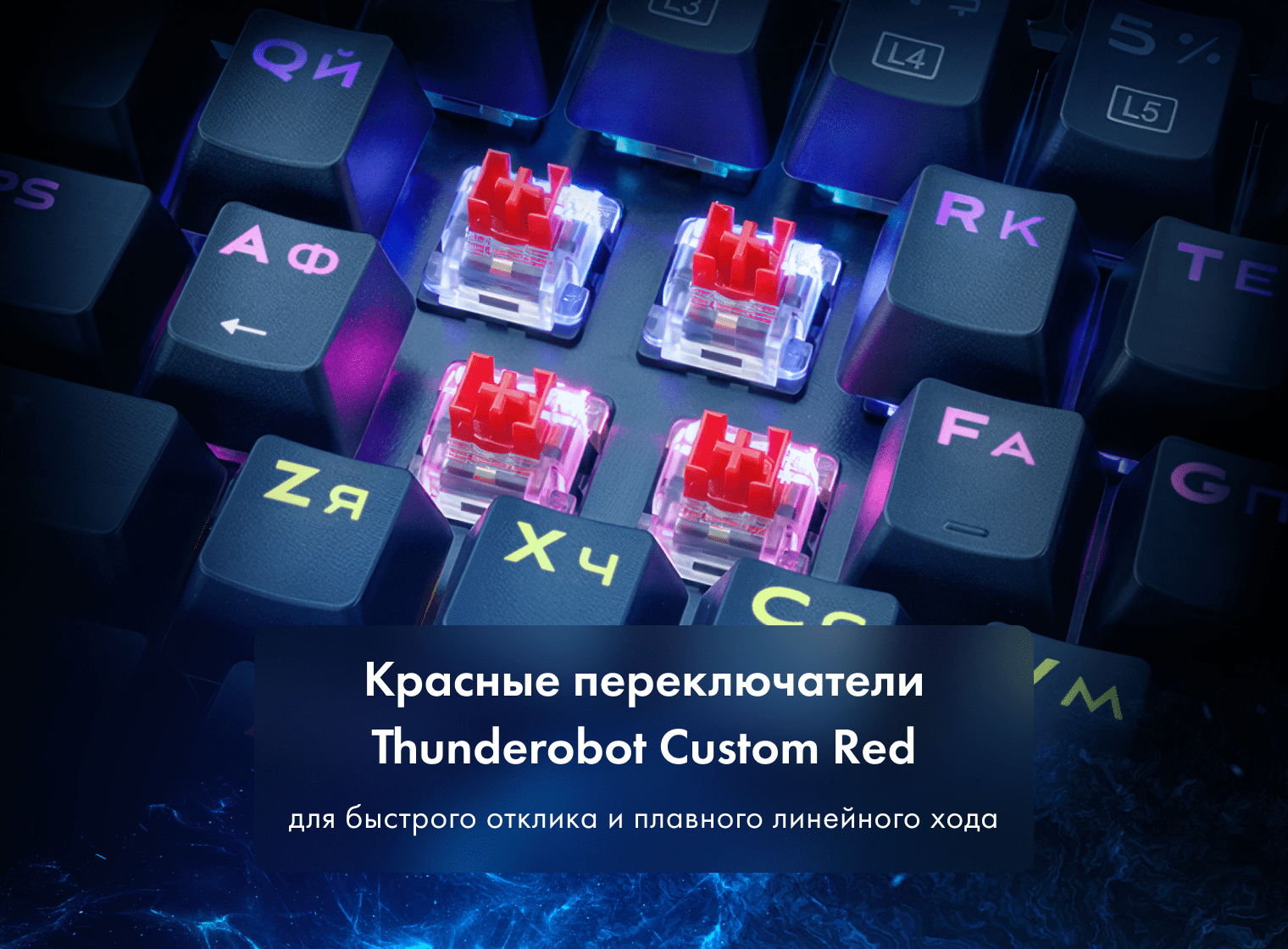 Игровая проводная клавиатура Thunderobot K87R фото #6