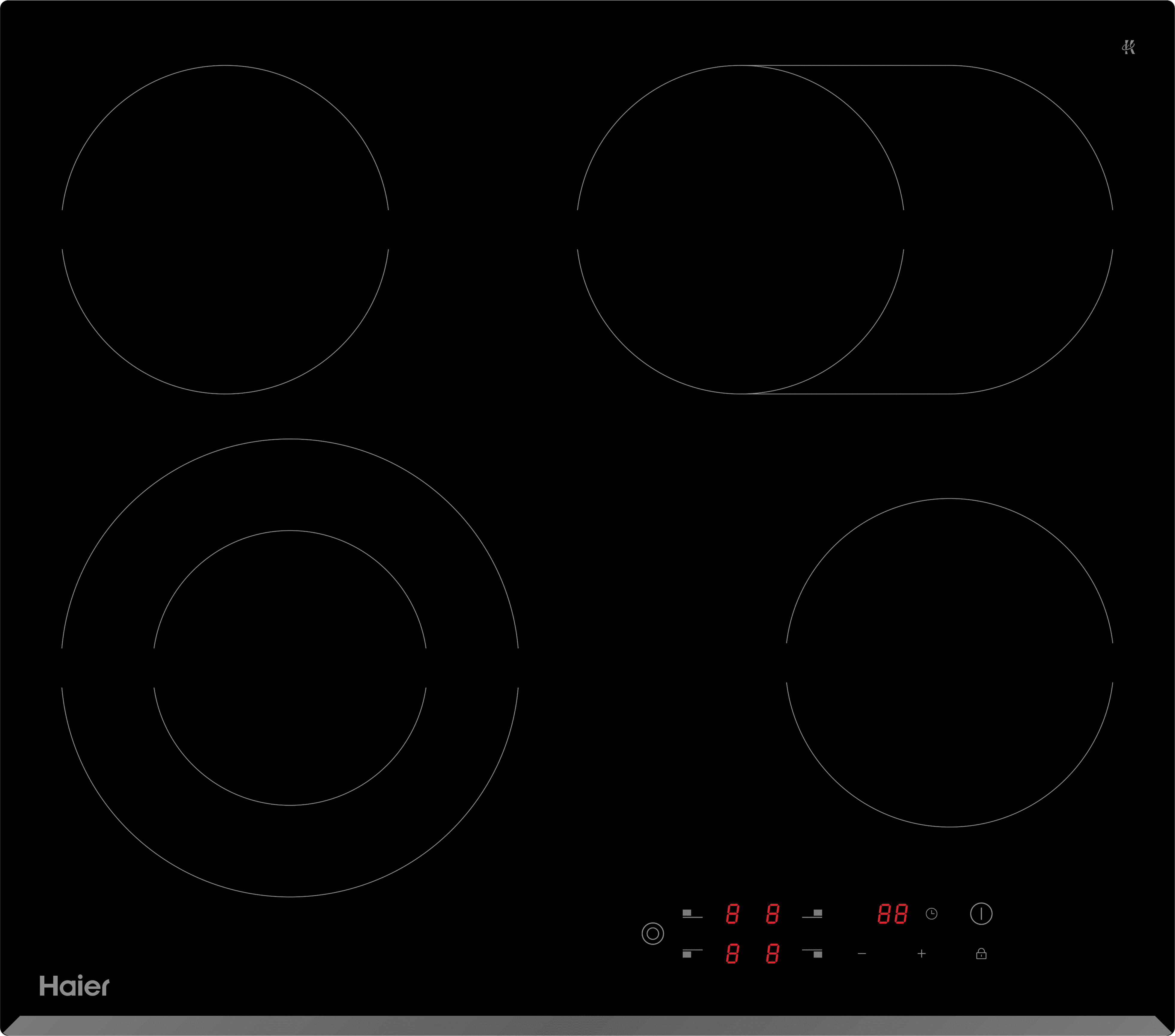 Комплект Haier духовой шкаф HOX-FP3ABX + стеклокерамическая варочная панель HHY-C64ROVB фото #5