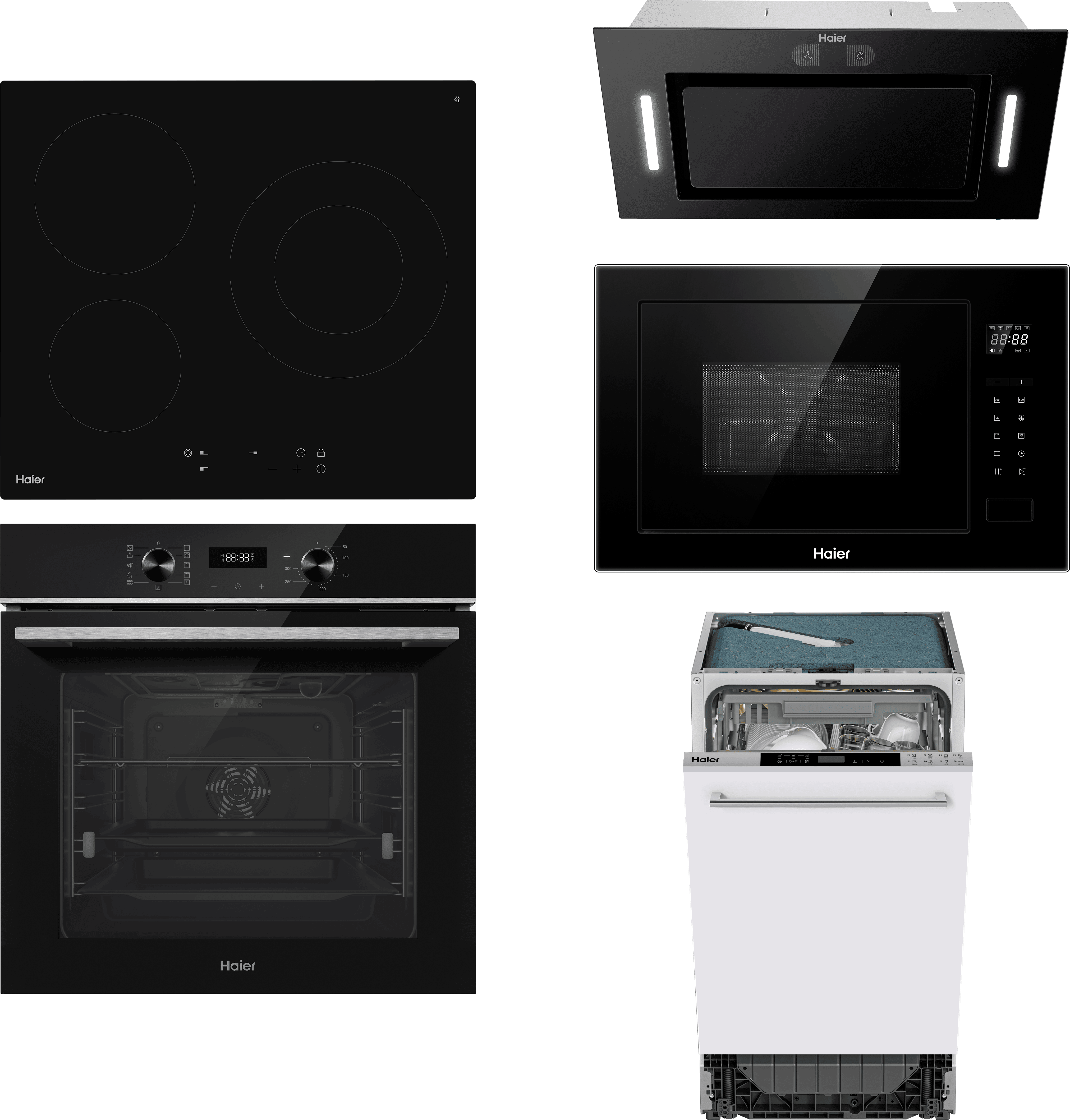 Комплект HOQ-A2AEN3BX + HHK-C63NDB + HMX-BTG259B + HVX-BI652GB + HDWE11-395RU фото #1