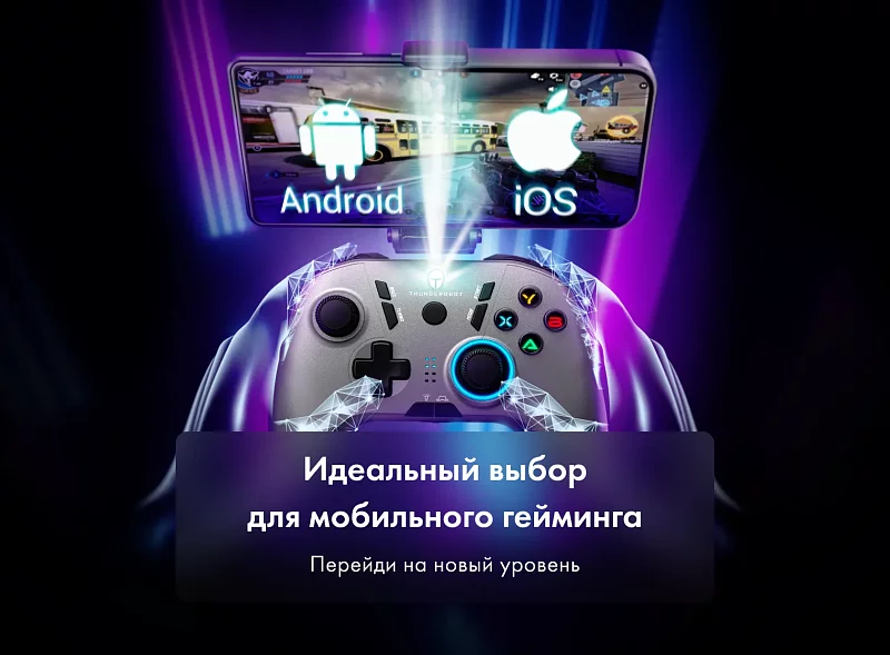 Игровой беспроводной контроллер Thunderobot G35 Shadow Steel фото #7 Игровой беспроводной контроллер Thunderobot G35 Shadow Steel фото #7