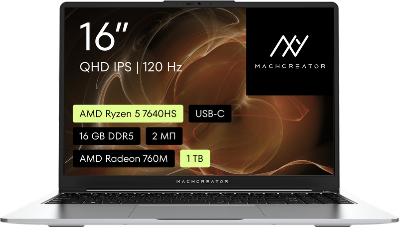 Ноутбук Machcreator Genesis R16 фото #1 Ноутбук Machcreator Genesis R16 фото #1