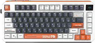 Игровая беспроводная клавиатура Thunderobot Zero 75 Orange Игровая беспроводная клавиатура Thunderobot Zero 75 Orange