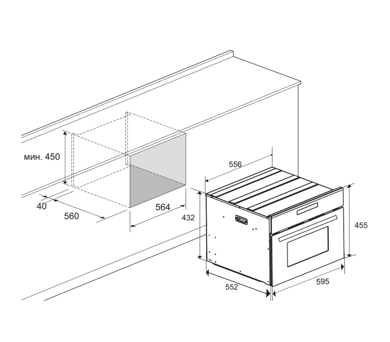 Компактный духовой шкаф с СВЧ Haier HMX-BDC399W фото #4 Компактный духовой шкаф с СВЧ Haier HMX-BDC399W фото #4