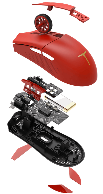 Беспроводная игровая мышь Thunderobot NL903 Dragon Red фото #4 Беспроводная игровая мышь Thunderobot NL903 Dragon Red фото #4