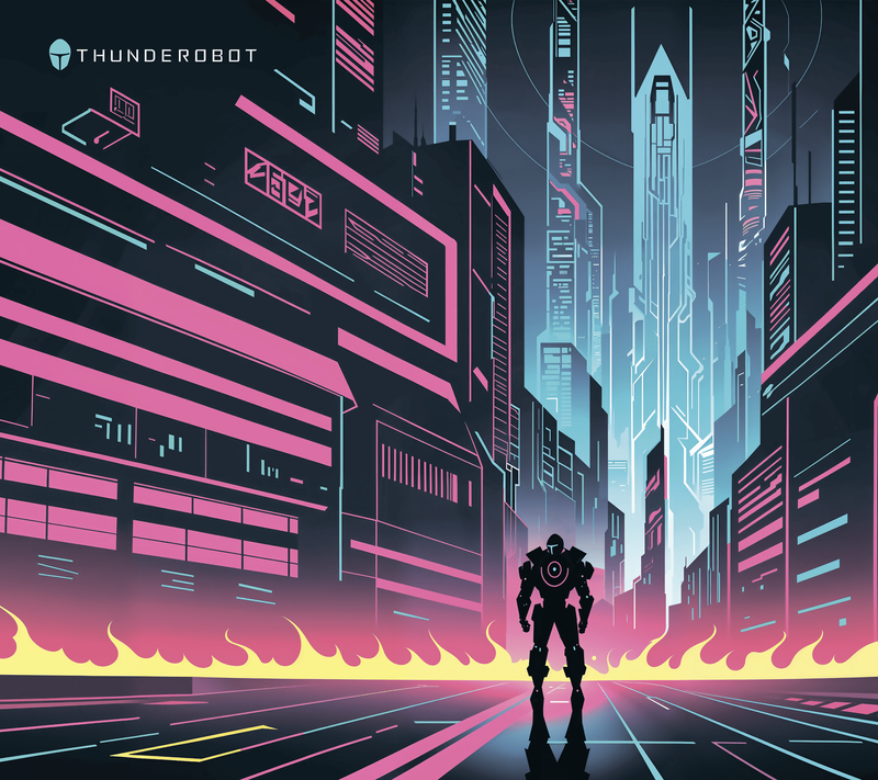 Коврик для мышки Thunderobot MC4 Cyber City фото #1 Коврик для мышки Thunderobot MC4 Cyber City фото #1