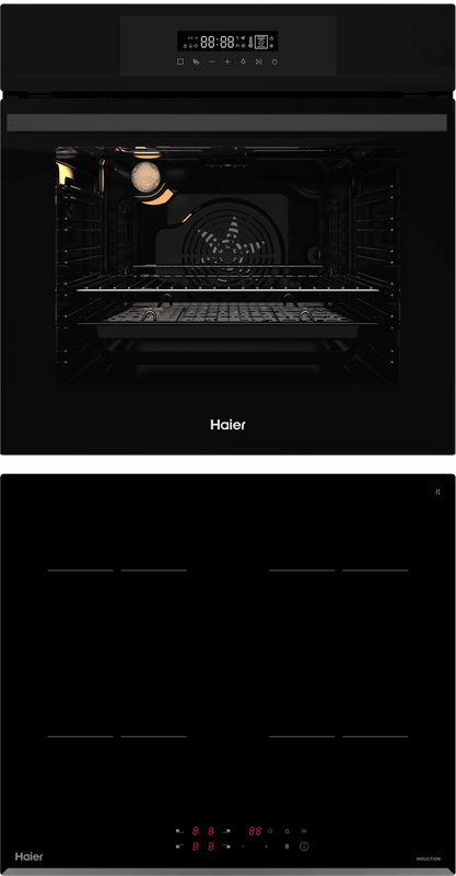 Комплект Haier духовой шкаф HOX-FP3AGB + индукционная варочная панель HHY-Y64PVB фото #1