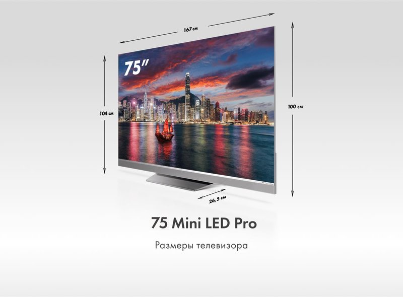 Телевизор Haier 75 Mini LED Pro фото #2 Телевизор Haier 75 Mini LED Pro фото #2