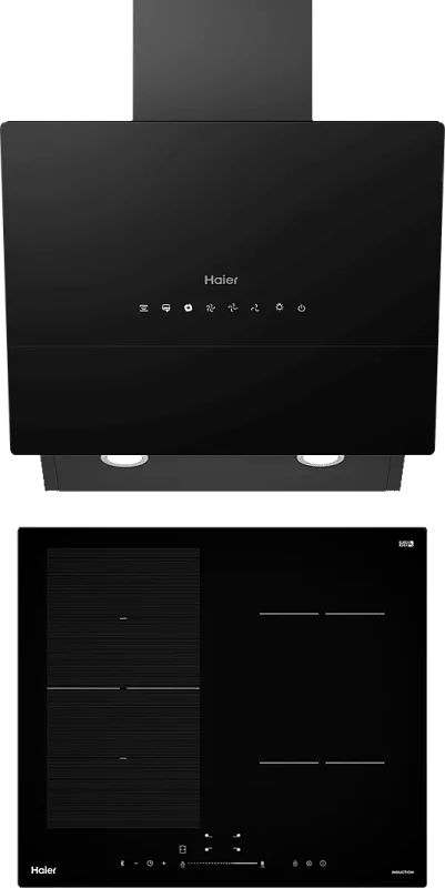Bluetooth-комплект Haier варочная поверхность HHY-Y64WFLBH + вытяжка HVY-W672GBH фото #1 Bluetooth-комплект Haier варочная поверхность HHY-Y64WFLBH + вытяжка HVY-W672GBH фото #1