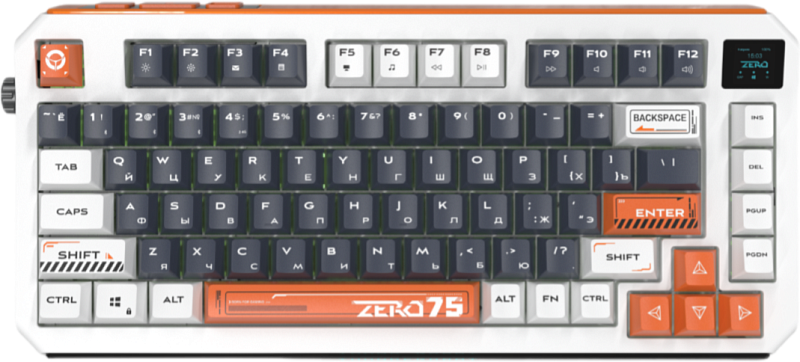 Игровая беспроводная клавиатура Thunderobot Zero 75 Orange фото #1 Игровая беспроводная клавиатура Thunderobot Zero 75 Orange фото #1