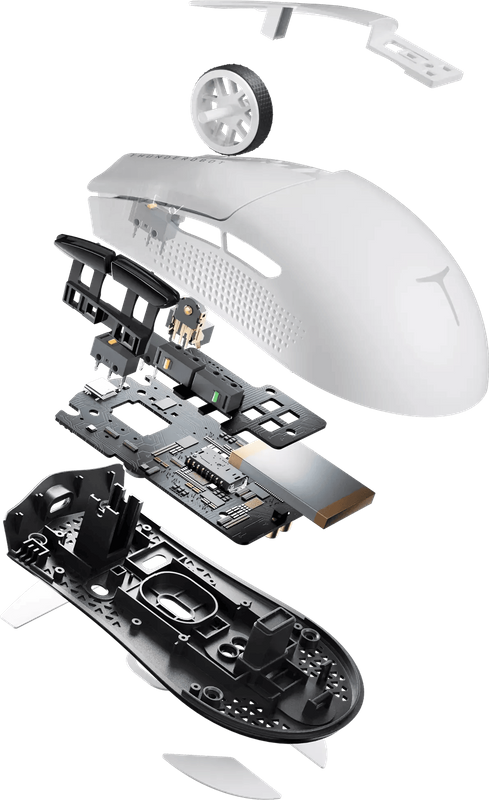 Беспроводная игровая мышь Thunderobot ML903 Pro White фото #7 Беспроводная игровая мышь Thunderobot ML903 Pro White фото #7