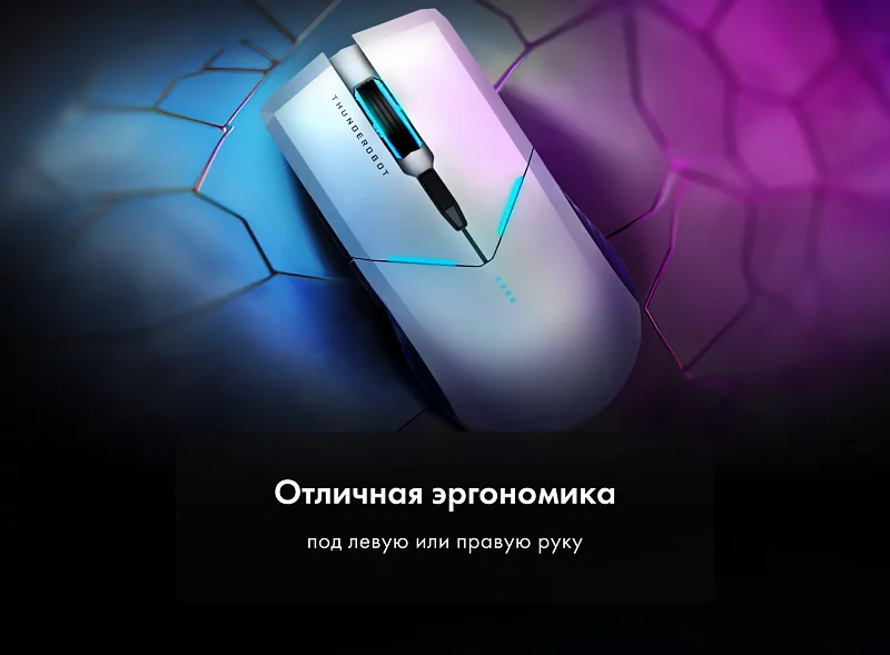 Игровая беспроводная мышь Thunderobot ML701 SE White фото #7