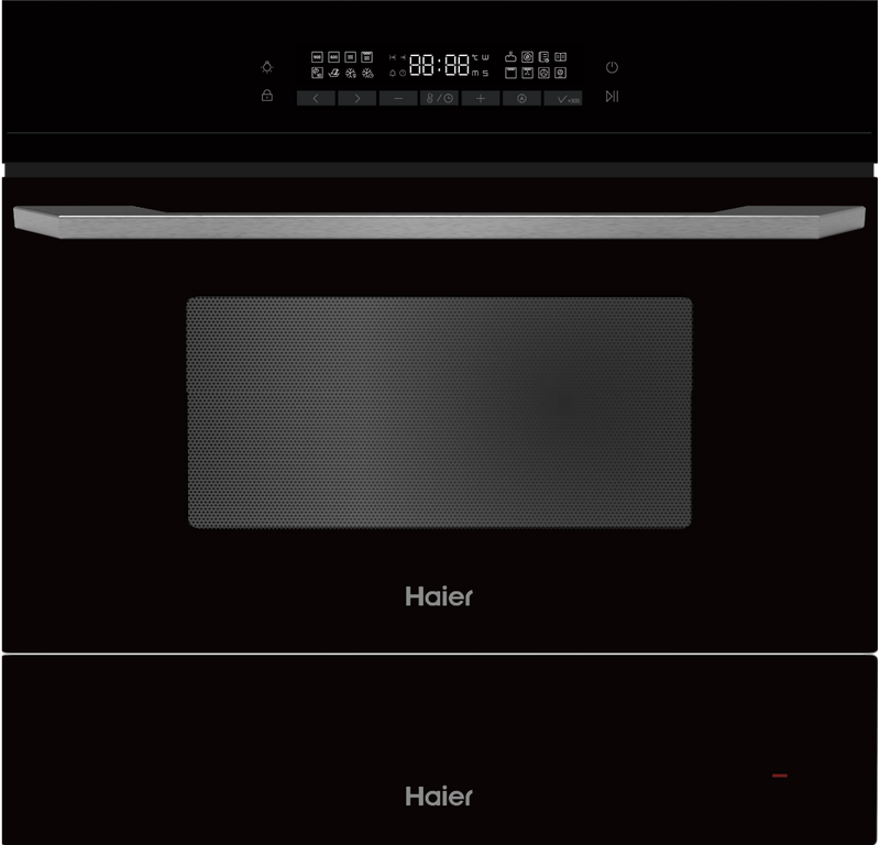 Компактный духовой шкаф с СВЧ Haier HMX-BDC399B фото #3 Компактный духовой шкаф с СВЧ Haier HMX-BDC399B фото #3