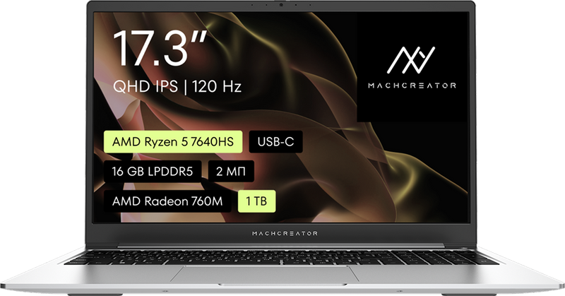 Ноутбук Machcreator Genesis R17 фото #1 Ноутбук Machcreator Genesis R17 фото #1