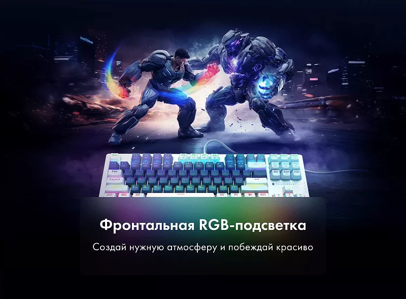 Игровая проводная клавиатура Thunderobot K87R Sage Green фото #7 Игровая проводная клавиатура Thunderobot K87R Sage Green фото #7