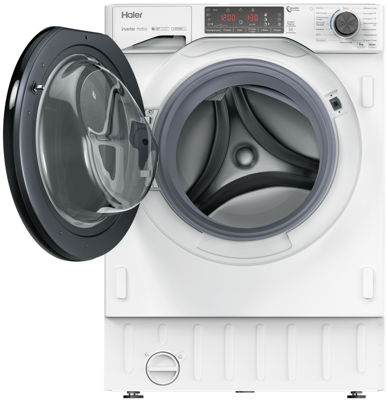 Встраиваемая стиральная машина Haier HWQ90B416FWB-RU фото #6