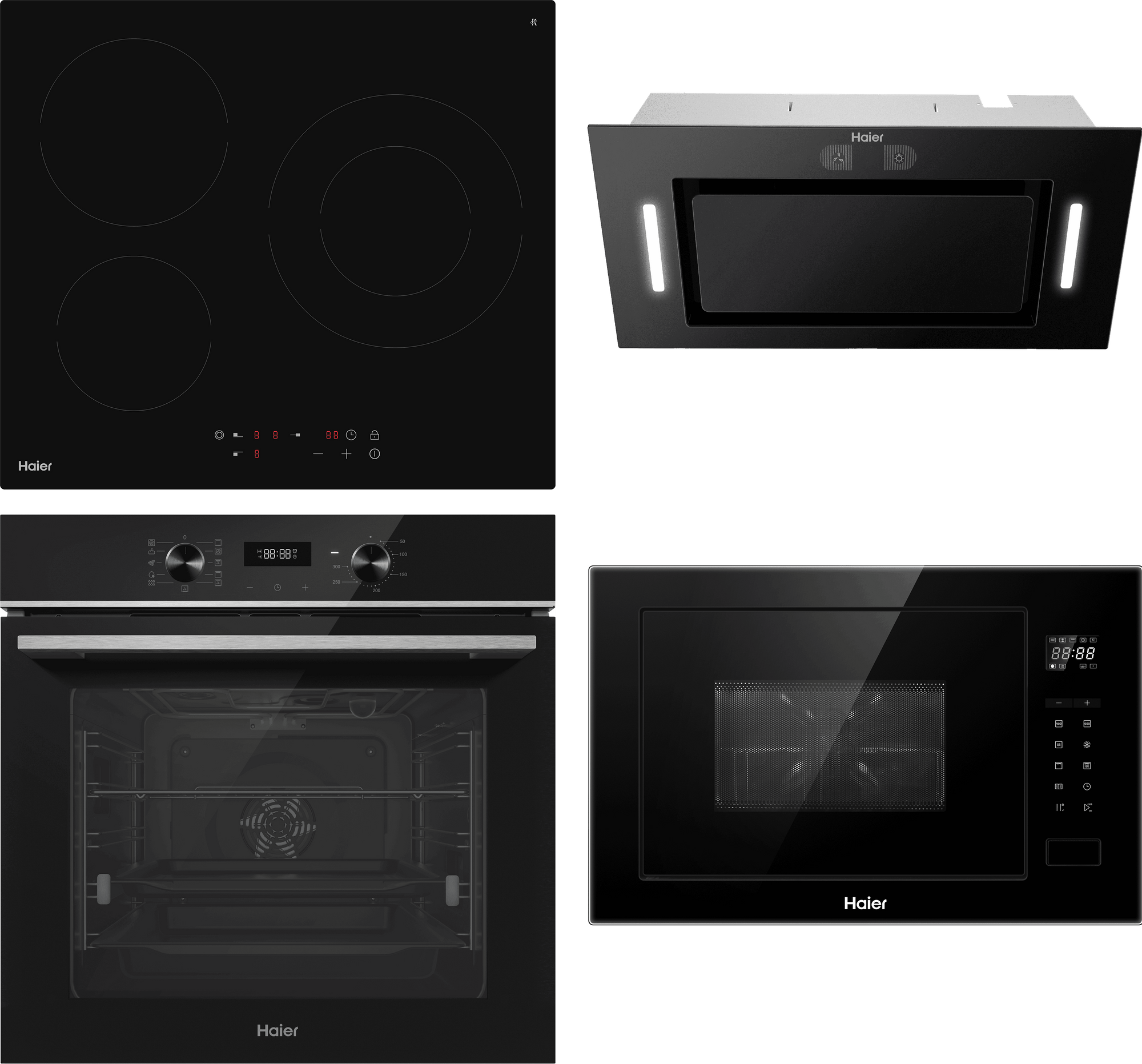 Комплект HOQ-A2AEN3BX + HHK-C63NDB + HMX-BTG259B + HVX-BI652GB фото #1