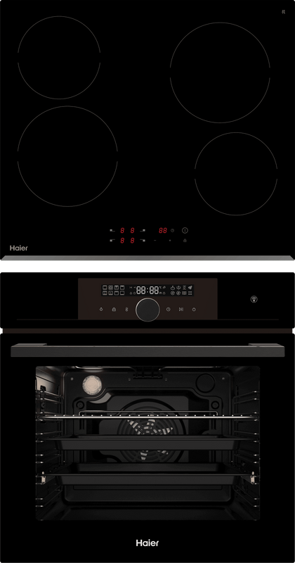 Комплект Haier духовой шкаф HOX-FP5RAGB + стеклокерамическая варочная панель HHY-C64RVB фото #1