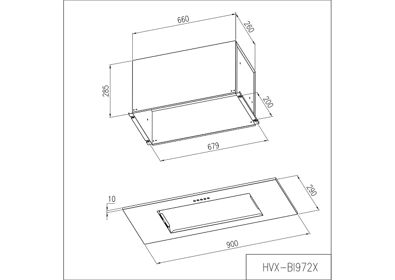 Вытяжка Haier HVX-BI972X фото #2 Вытяжка Haier HVX-BI972X фото #2