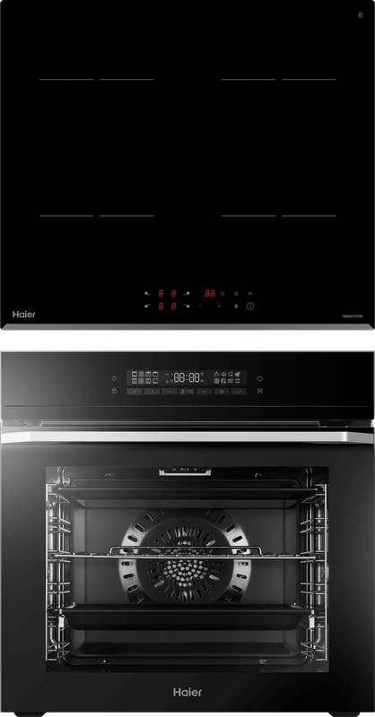 Комплект Haier духовой шкаф HOQ-F5AAGB + индукционная варочная панель HHY-Y64PVB фото #1