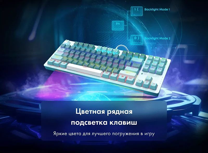 Игровая проводная клавиатура Thunderobot K87R Sage Green фото #5 Игровая проводная клавиатура Thunderobot K87R Sage Green фото #5