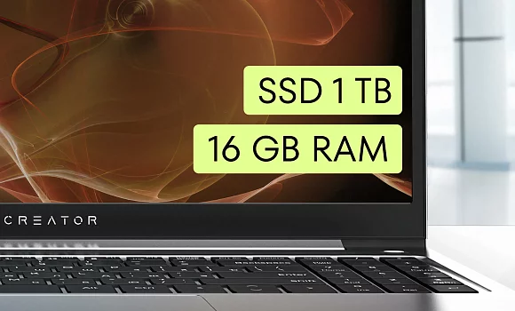 Память SSD 1TB, 16 GB RAM