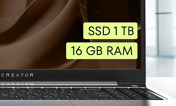 Память SSD 1TB, 16 GB RAM