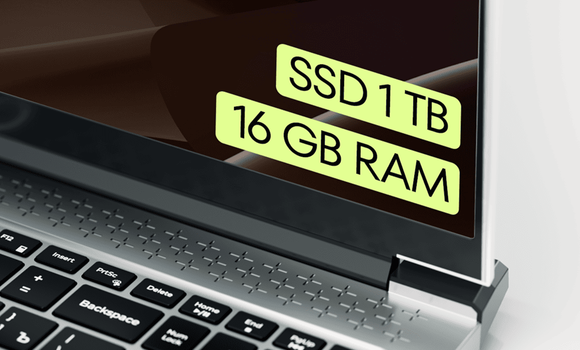 Память SSD 1TB, 16 GB RAM