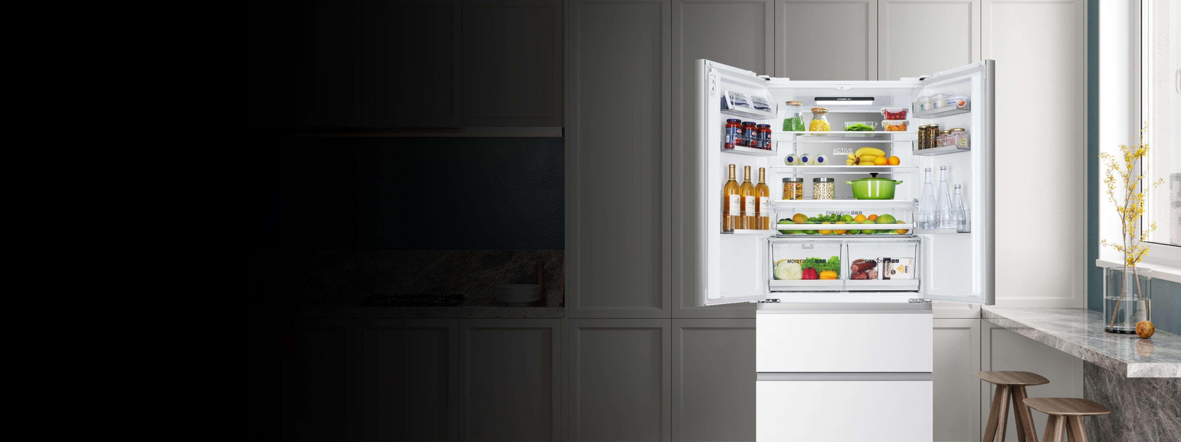 Купить холодильник Haier HB18FGWAAARU в Алматы, Казахстане – цена, отзывы