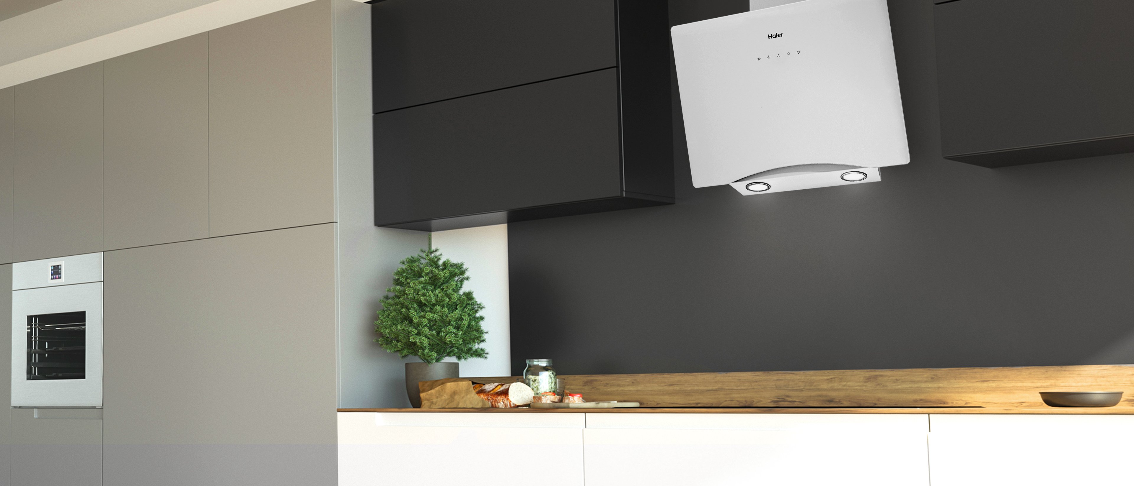 Купить вытяжка Haier HVX-W692GW в Алматы, Казахстане – цена, отзывы