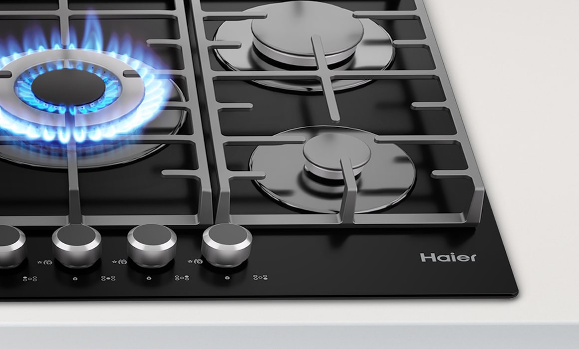 Купить газовая варочная панель Haier HHX-G75CWSB в Алматы, Казахстане ...